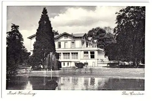 Ansichtskarte, Bad Harzburg, Das Casino, um 1955