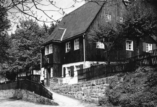 Ansichtskarte, Rehefeld Erzgeb., Fremdenheim Lohse, Echtfoto,1969