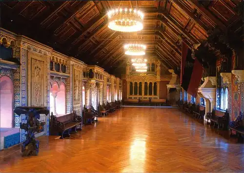 Ansichtskarte Eisenach Wartburg - Festsaal des Palas 2000