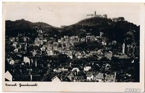 Eisenach Gesamtansicht - ca. 1940