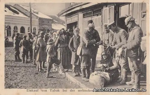  Einkauf von Tabak bei der serbischen Strassenhändlerin