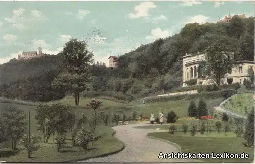 Eisenach Dr. Fritz Reuter´s Villa mit Wartburg