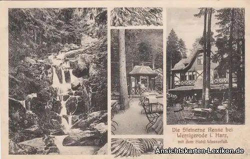 Wernigerode Steinerne Renne 3 Bild mit Restaurant