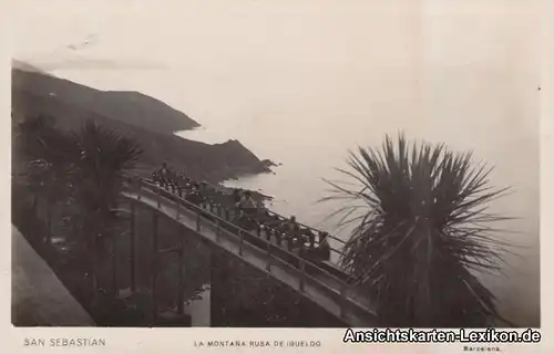 Foto Ansichtskarte Postcard San Sebastian Blick auf die 