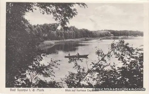 Ansichtskarte Bad Saarow Blick auf Kurhaus Esplanade c19