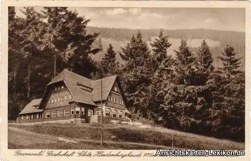 Bad Reinerz-Grunwald Partie an der Hindenburgbaude