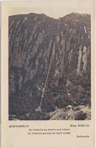 Monistrol de Montserrat El Funicular Desde San Dimas