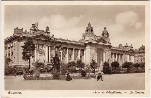 Budapest Budapesti Értéktőzsde Ansichtskarte Magyar 1929