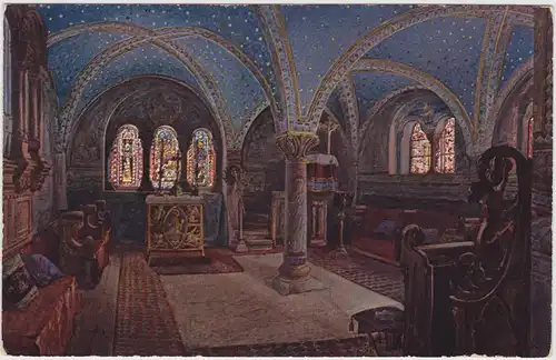 Ansichtskarte Eisenach Wartburg: Pallas, Kapelle 1914