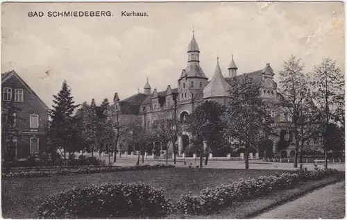 Bad Schmiedeberg Kurhaus Ansichtskarte 1932