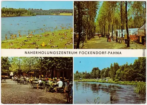 Pahna Fockendorf 1. Pahna - Bad, 2. Pahna - Zeltplatz, 3. Fockendorf - 1980