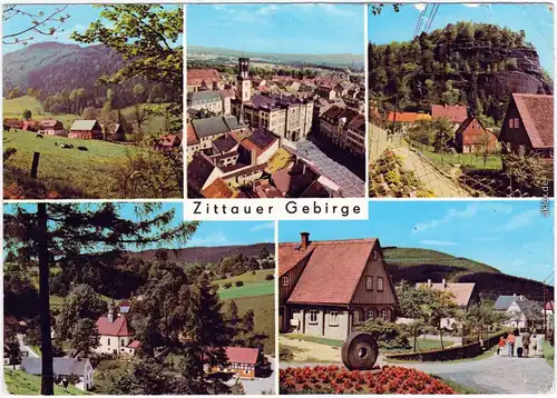 Zittau Waltersdorf mit Lausche,  Platz der Jugend Berg Oybin, Lückendorf - Teil