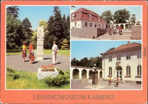 Kamenz Kamjenc Lessingmuseum Foto Ansichtskarte  1983