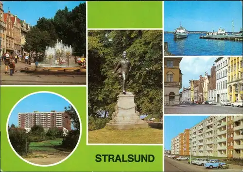 Stralsund Ossenreyer Straße Leonhard-Weg Mühlenstraße Heinrich-Heine-Ring 1981