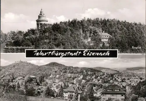 Ansichtskarte Eisenach Panorama Ansicht 1975
