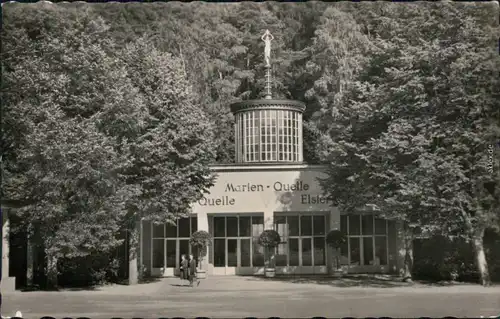 Ansichtskarte Bad Elster Marien- Albert und Königsquelle 1957