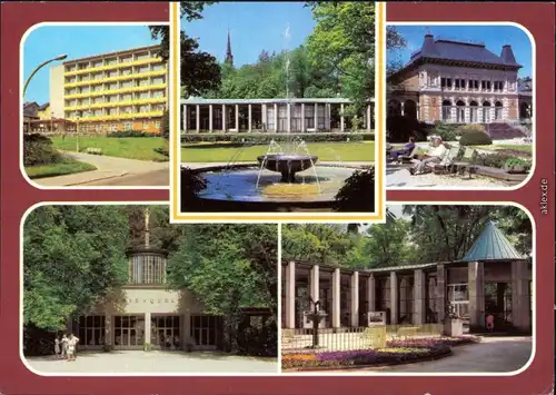 Bad Elster Sanatorienkomplex "Clara Zetkin", Wandelhalle, Kurhaus,  1981