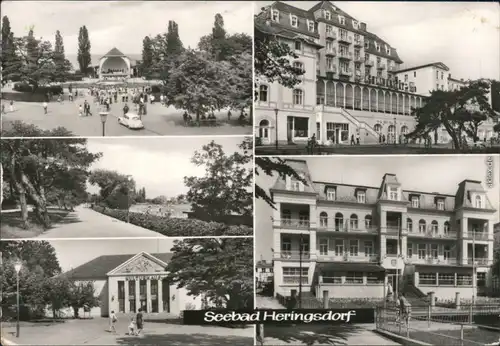 Heringsdorf Usedom Kurpark Konzertplatz, Kulturhaus FDGB-Heim Solidarität  1978