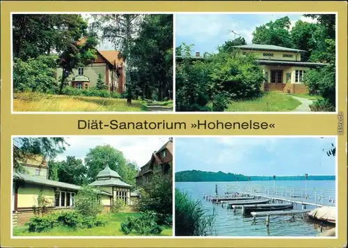 Rheinsberg Diät-Sanatorium "Hohenelse", Haus 2, Haus 3, Wandelgang  1983