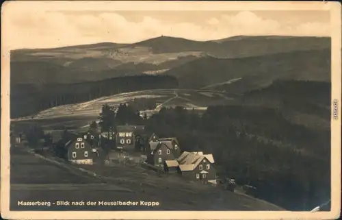 Ansichtskarte Masserberg Panorama-Ansicht 1955