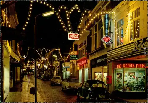 Ansichtskarte Zandvoort De Kerkstraat 1978