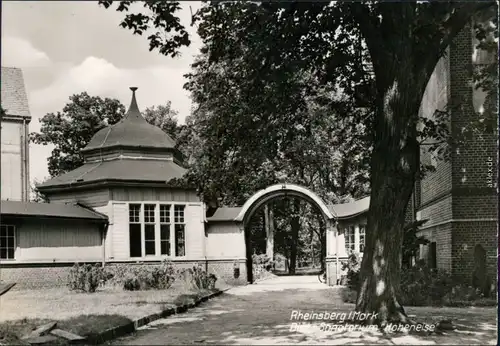 Ansichtskarte Rheinsberg (Mark) Diät-Sanatorium "Hohenelse" bb 1970