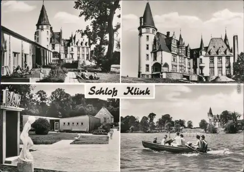 Ansichtskarte Klink (Müritz) FDGB-Erholungsheim "Schloß Klink" 1974