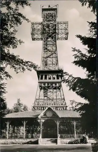 Ansichtskarte Auerberg Josephshöhe mit Josephskreuz 1959