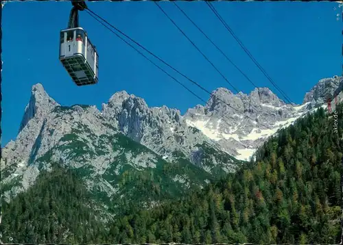 Ansichtskarte Mittenwald Mittenwaldbahn / Karwendelbahn 1969