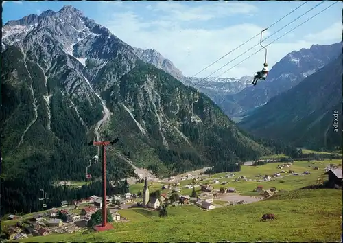 Ansichtskarte Mittelberg Panorama-Ansicht 1977