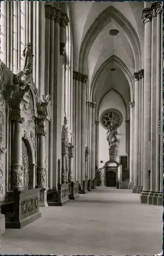 Ansichtskarte Paderborn Paderborner Dom - nördl. Seitenschiff 1963