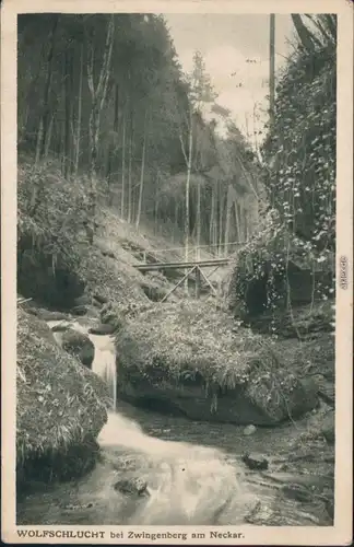 Ansichtskarte Zwingenberg (Bergstraße) Wolfschlucht 1935 