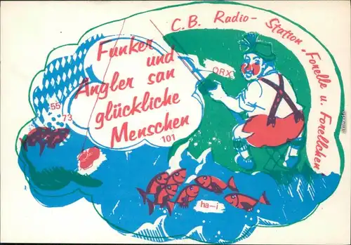  Fischer / Angler - Funken und Angler san glückliche Menschen 1986