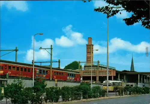 Ansichtskarte Enschede Enschede (Eanske) Bahnhof 1985