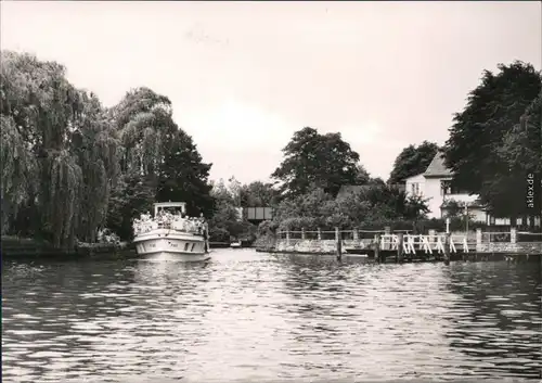 Ansichtskarte Grünheide (Mark) Peetzsee - Fähre 1972