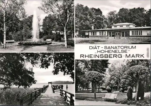 Ansichtskarte Rheinsberg (Mark) Diät-Sanatorium "Hohenelse" 1979