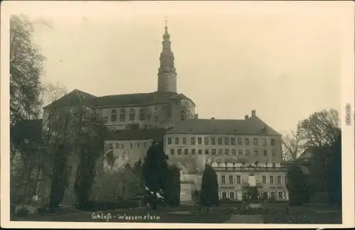 Ansichtskarte Weesenstein (Müglitz) Schloss Weesenstein 1956