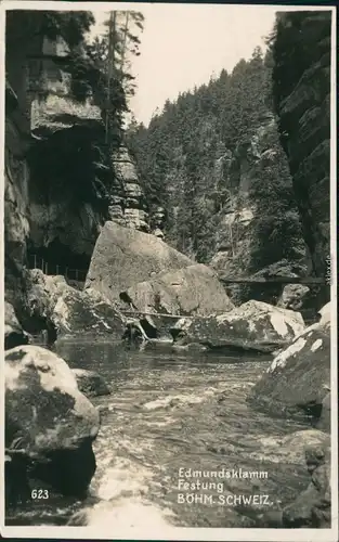 Herrnskretschen Hřensko Edmundsklamm / Edmundova Soutěska / Kamnitzklamm 1931