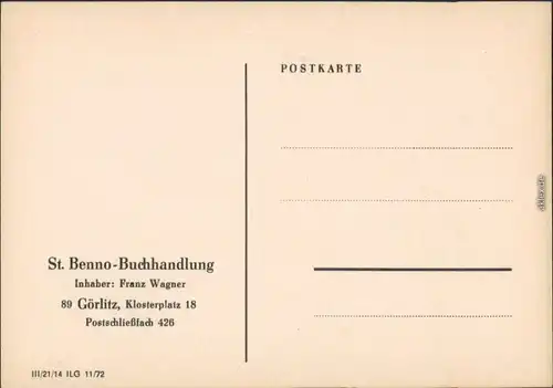 Ansichtskarte  Reklame & Werbung - Allgemein  Buchhandlung Görlitz 1938