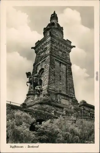 Kelbra (Kyffhäuser) Kaiser-Friedrich-Wilhelm/Barbarossa-Denkmal 1956