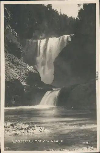 Ansichtskarte Reutte Wasserfall 1931