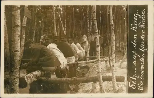 Privatfotokarte - Militär Sch.. auf den Krieg - Frankreich RAR Leben 1916