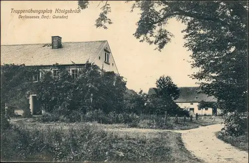 Quosdorf  Königsbrück Kinspork Dorfstraße Oberlauistz b Kamenz g1909