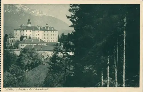 Ansichtskarte Amras-Innsbruck Schloss Ambras 1932