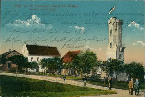 Ansichtskarte Meißen Restaurant - Deutsches Bosel 1918 