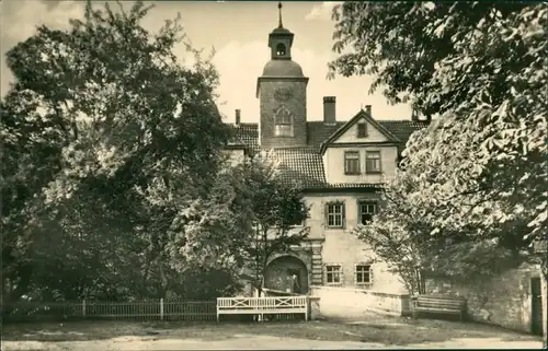 Ansichtskarte Waltershausen Brücke - Hoftor 1961