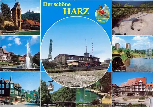 Deutschland Wernigerode, Brocken, Rosstrappe, Schierke, Hohe Geiß uvm. 1991