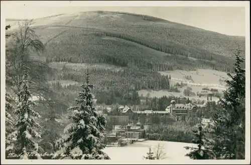 Postcard Bad Flinsberg Świeradów-Zdrój Stadt im Winter 1929