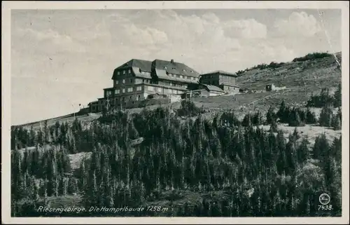 Brückenberg-Krummhübel Karpacz Górny Karpacz Hampelbaude / Schronisko   1945