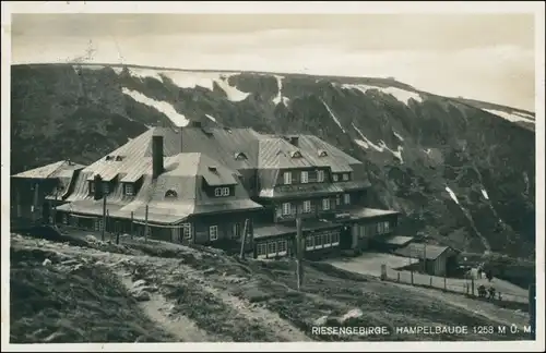 Brückenberg-Krummhübel Karpacz Górny Karpacz Hampelbaude / Schronisko 1929